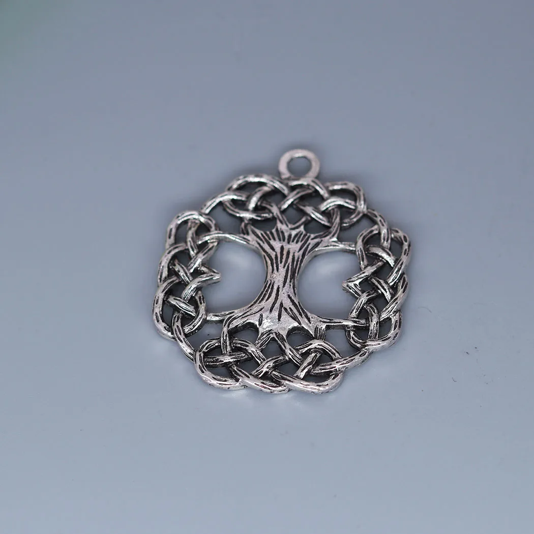 3Pcs/lot  Yggdrasil Tree of Life Ash Tree World  Charm Pendant For DIY Necklace Earrings Handmade Jewelry Making