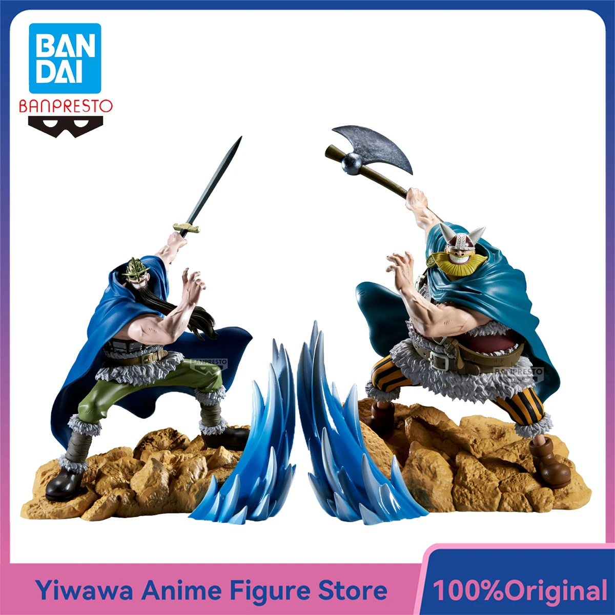

Original Bandai Banpresto One Piece Anime Figure Dorry Brogy Senkou Zekkei Series Collectible Model Table Ornaments Toy