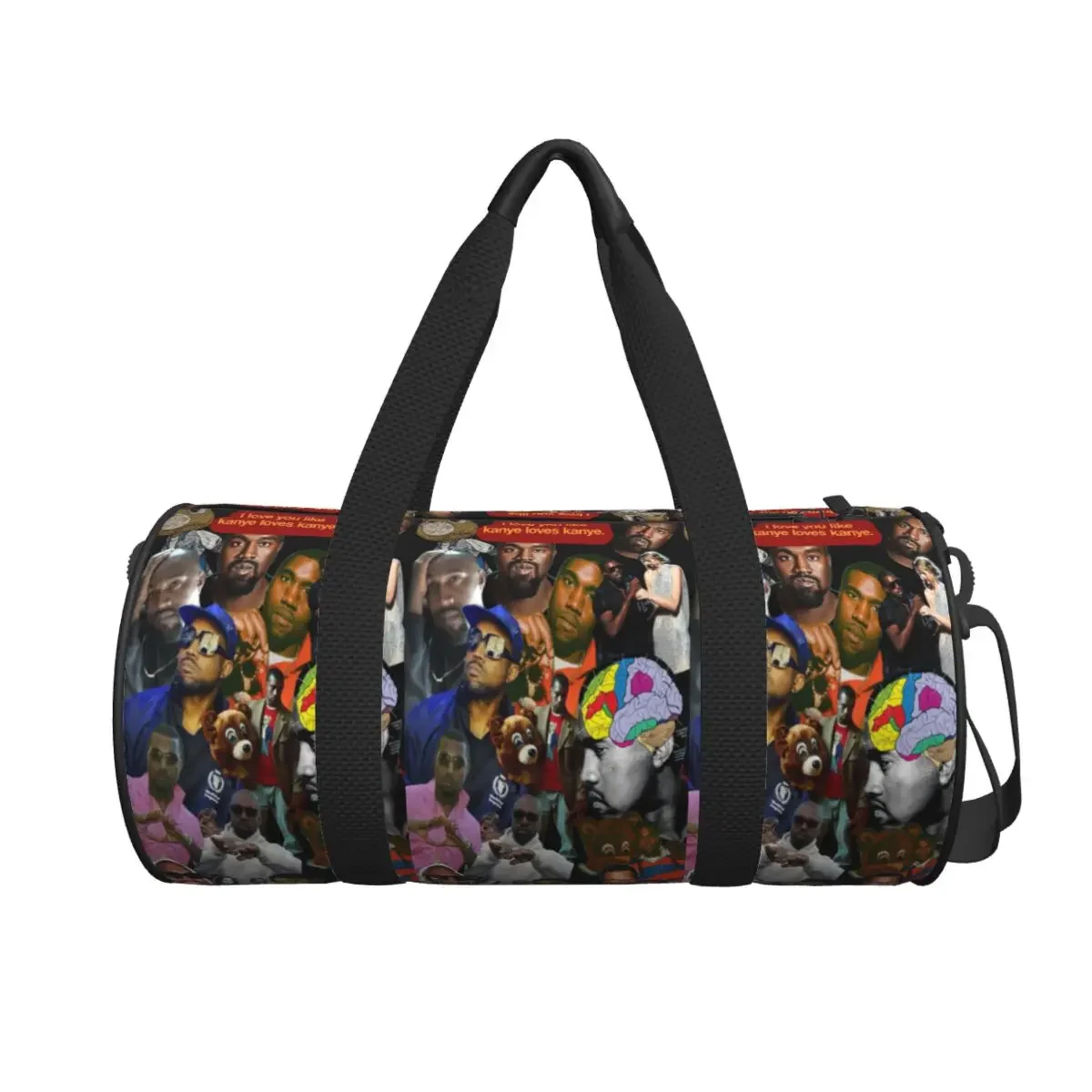 

Kanye West Large Duffle Gym Bag Waterproof Duffle Travel Bags Handbags Fitness bag
