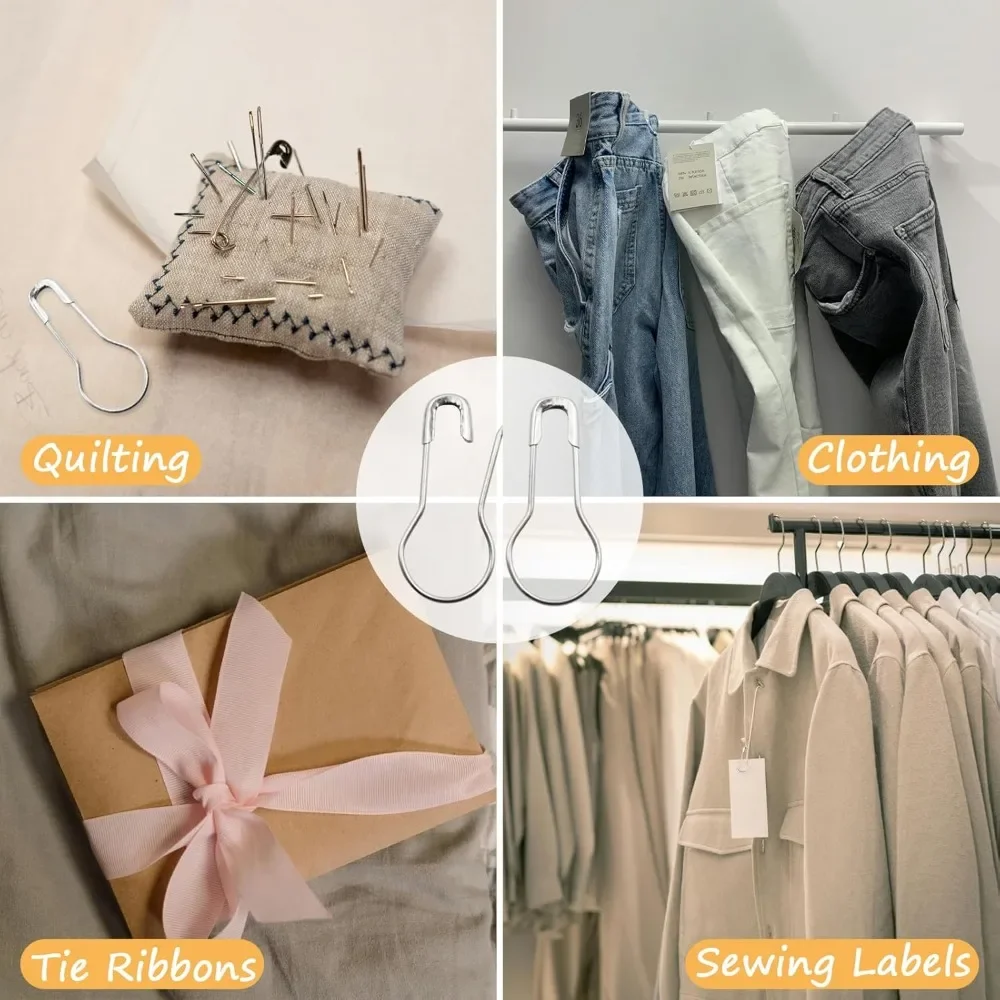 30/50/100 Stück Sicherheitsnadeln, Kugel, Kürbisnadeln, Kleidungsetikettennadeln, handgefertigte Kleidungsproduktion, Strick- und Nähzubehör