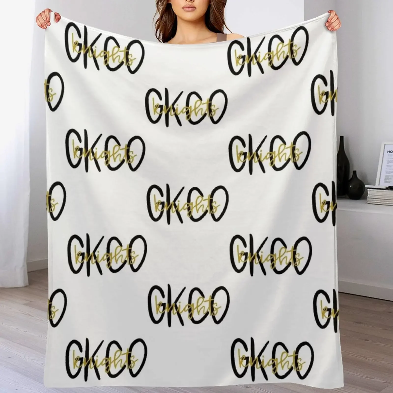 gkco Throw Blanket Color Fast Cozy Throw Blanket