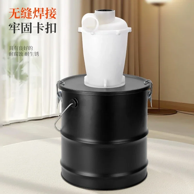 Premium Ash Vacuum Barrel Type Easy Cleaning Industrial Dust Collector Simple Installation Stainless Steel Durable