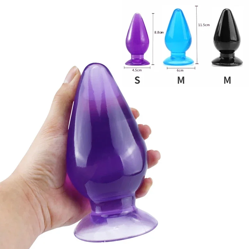 S/M Silicone Plug Anal Butt Plug Beginner Anal Stimulation Trainer Male Women Trrainer Anal Adult Sex Toys For Couples SM