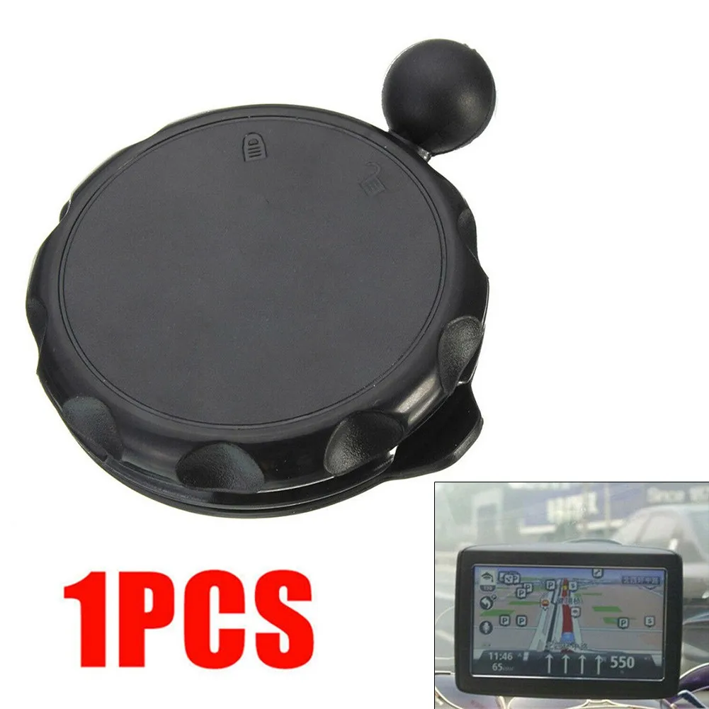 Car PC+TPU Windshield Suction Cup Vehicle Mount GPS Black Holder For TomTom Go Live 800 Start 20 25 Roll Cage Interior Parts