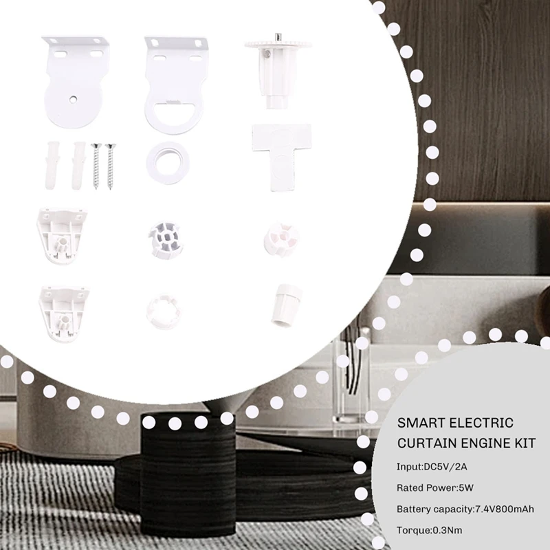 Двигатель жалюзи Tuya Zigbee для трубки 17 мм, 25 мм, 28 мм, умный электрический мотор для штор Tuya