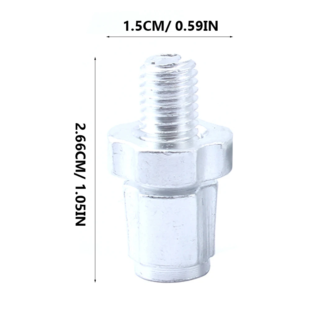 

M7 Brake Adjustment Screw Aluminum Alloy Wear Corrosion Resistant For Mountain Bike Fixed Gear Folding Bike Silver