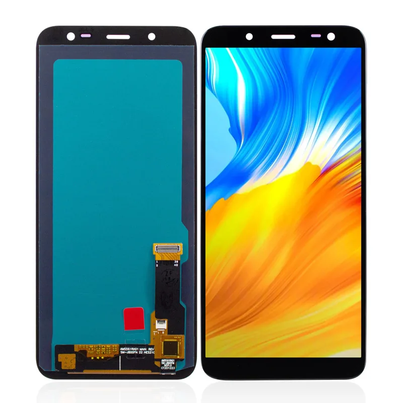 AMOLED J600 Lcd Dành Cho Samsung Galaxy Samsung Galaxy J6 2018 J600 J600F SM-J600F J600G J600FN/DS Màn Hình Hiển Thị LCD Với Màn Hình Cảm Ứng bộ Số Hóa