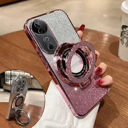 V40 Case With Ring Magnetic Bracket,Luxury Glitter Cover For VIVO V40 SE V30 V29 LITE V30E iQOO Neo9 Pro Y200 Case Luxury Holder