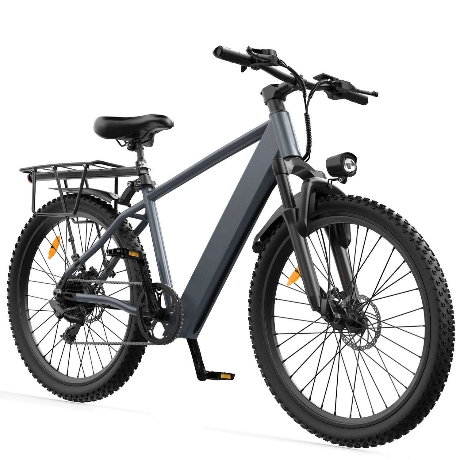 UPlee L24 Adults Electric Bike 500W Motor Electric Bicycle 36V 10AH Removable Battery E Bike 24'Tire Mountain Electric Dirt Bike