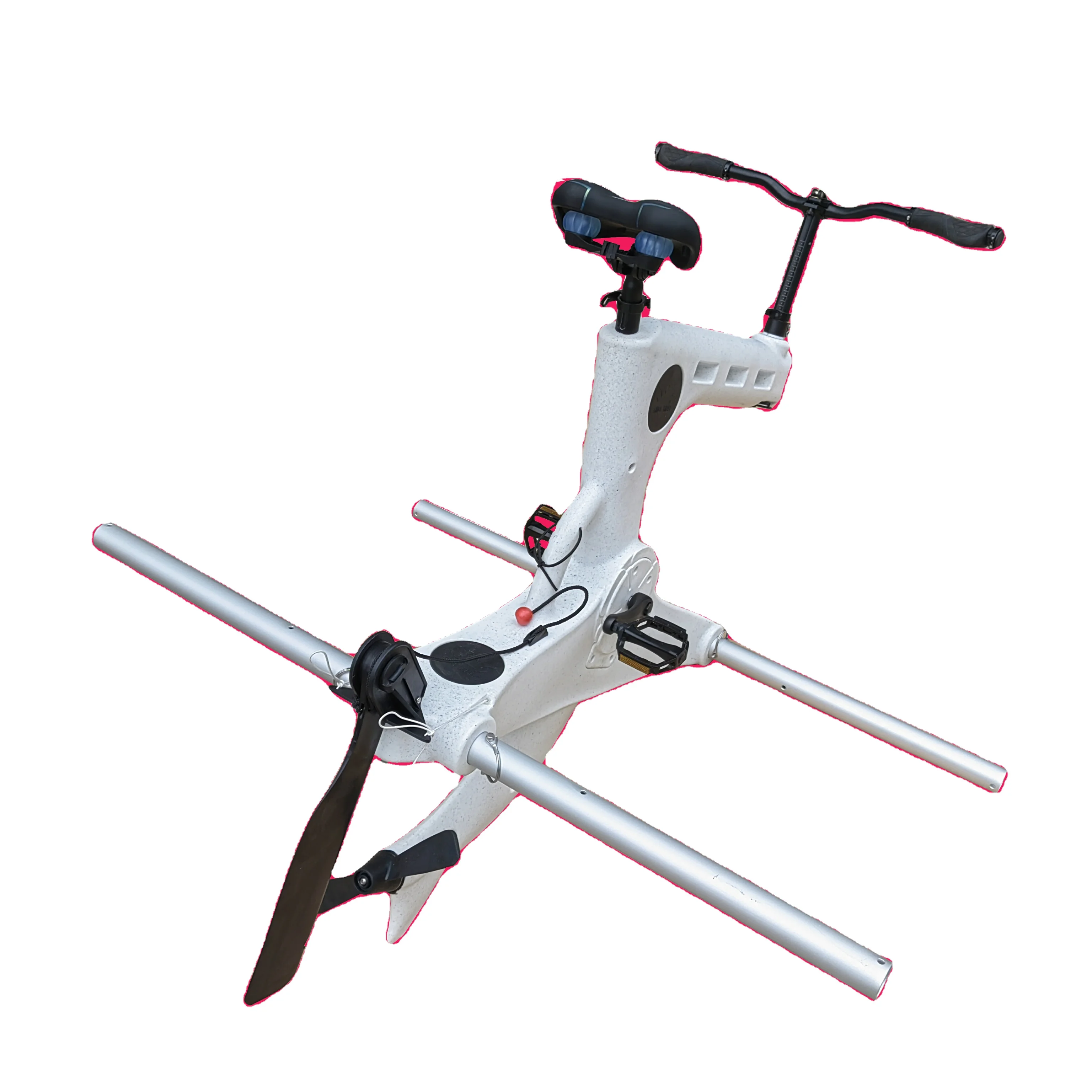 

New Single Water Bike Pedal Dinghy Pedal Boat Floating Bicycle Bike's Frame for Sale