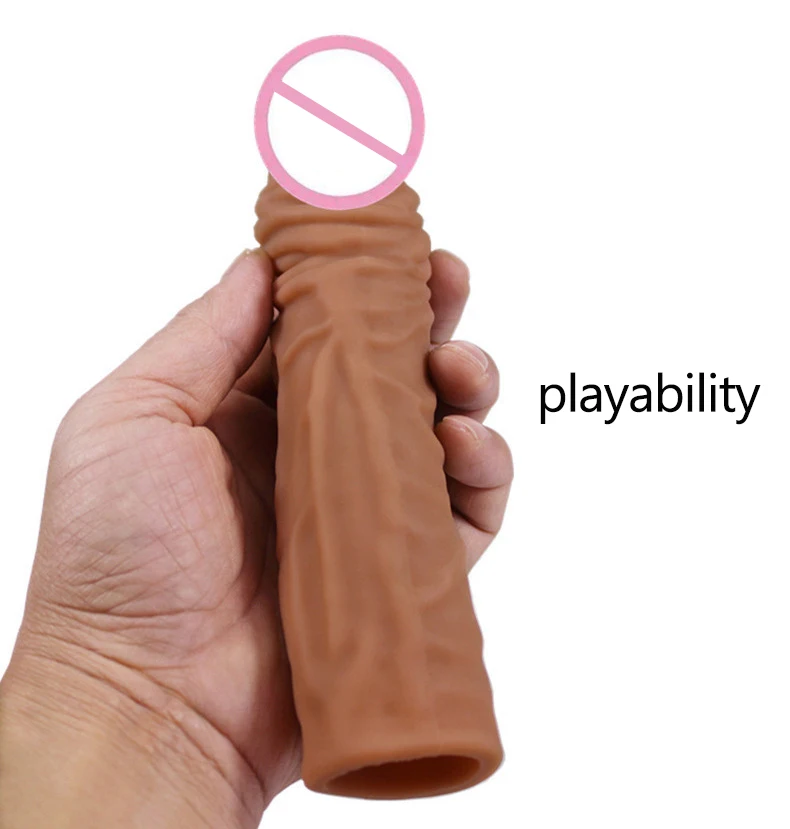 Masculino estender manga pênis extensor preservativos reutilizável vibrador realçador brinquedos sexuais para homens pênis maca atraso ejaculação galo bico