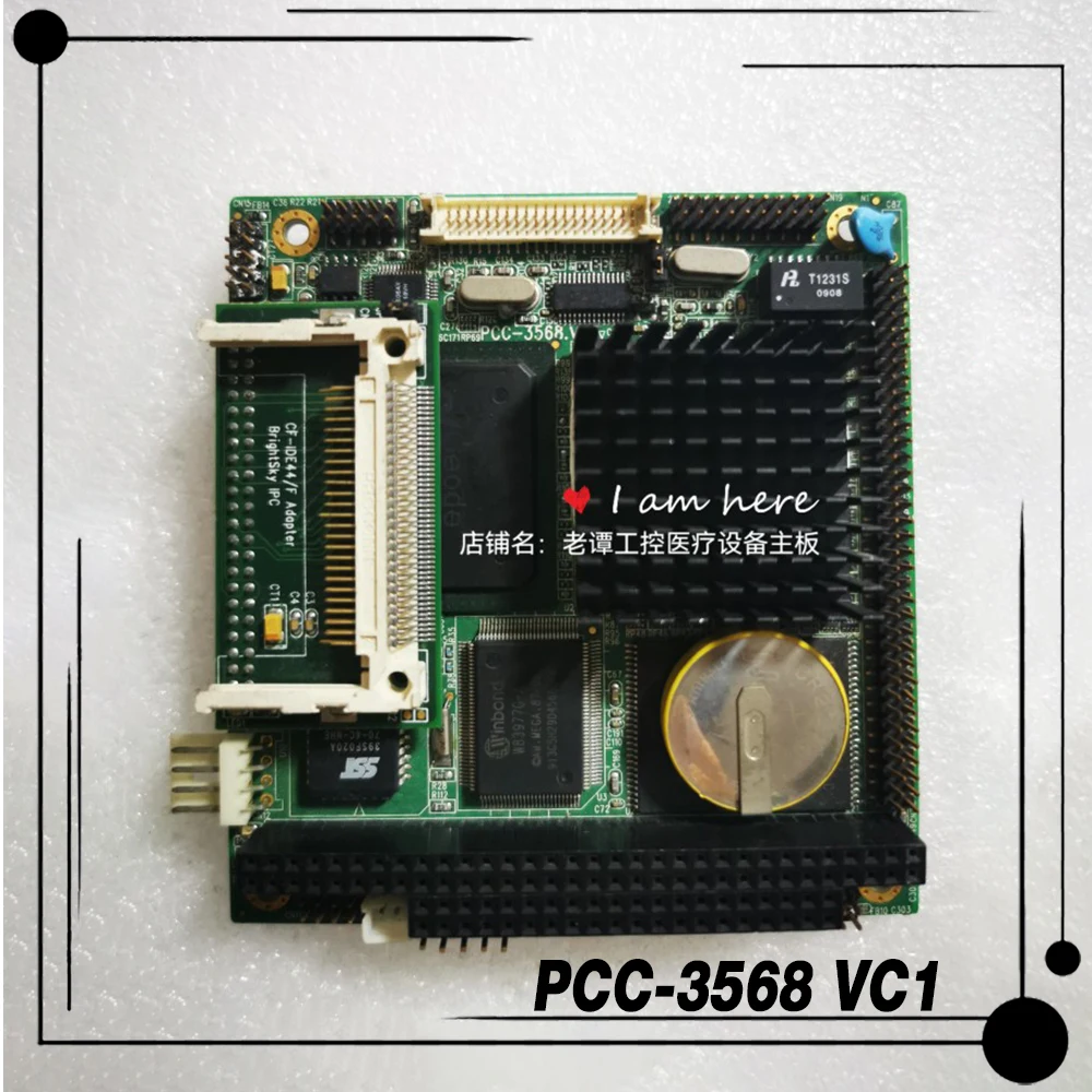 PCC-3568 VC1 Original Pc/104 Industrial Medical Monitor Motherboard