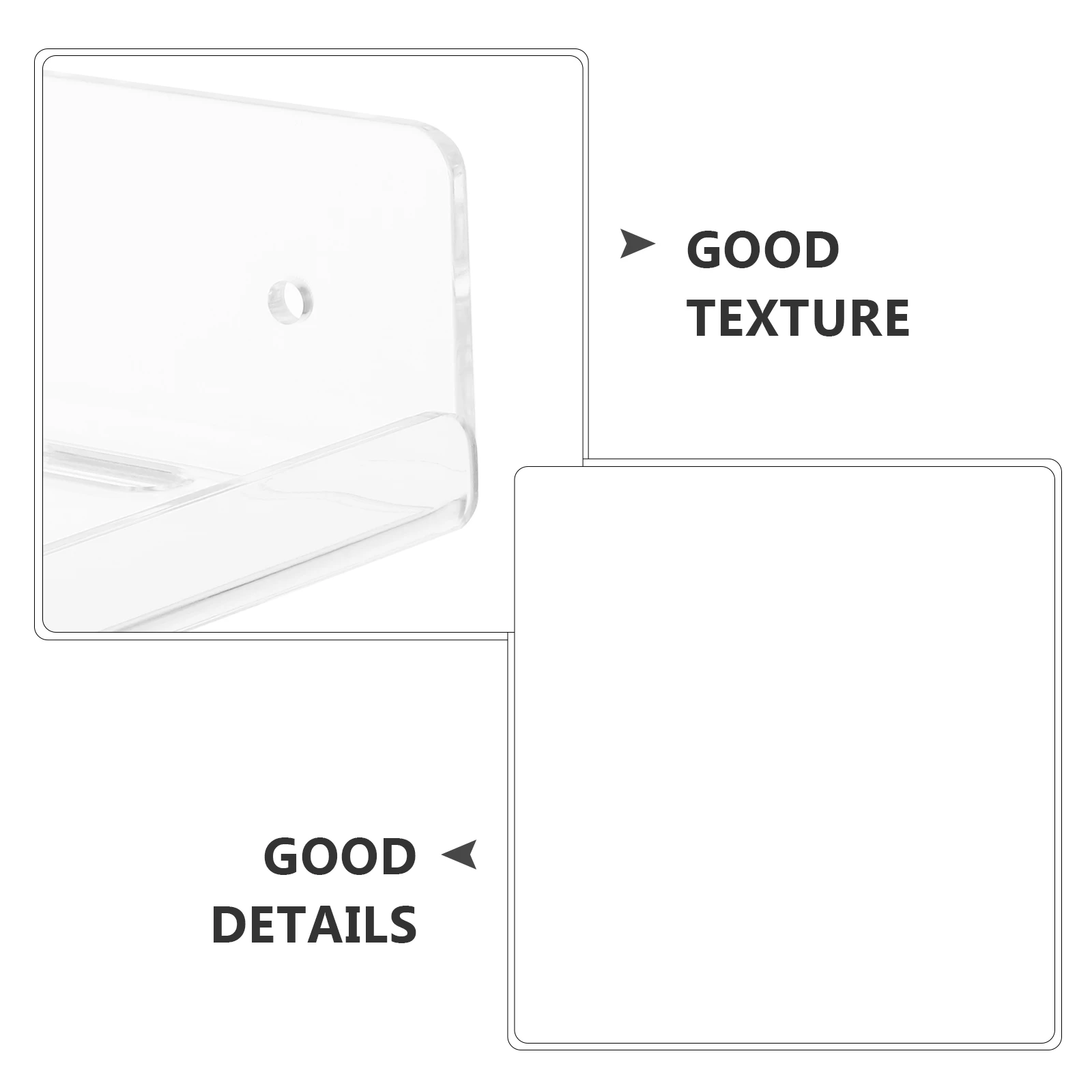 Support de caméra, 2 pièces, petit support mural adhésif pour support de moniteur, haut-parleur pour bébé