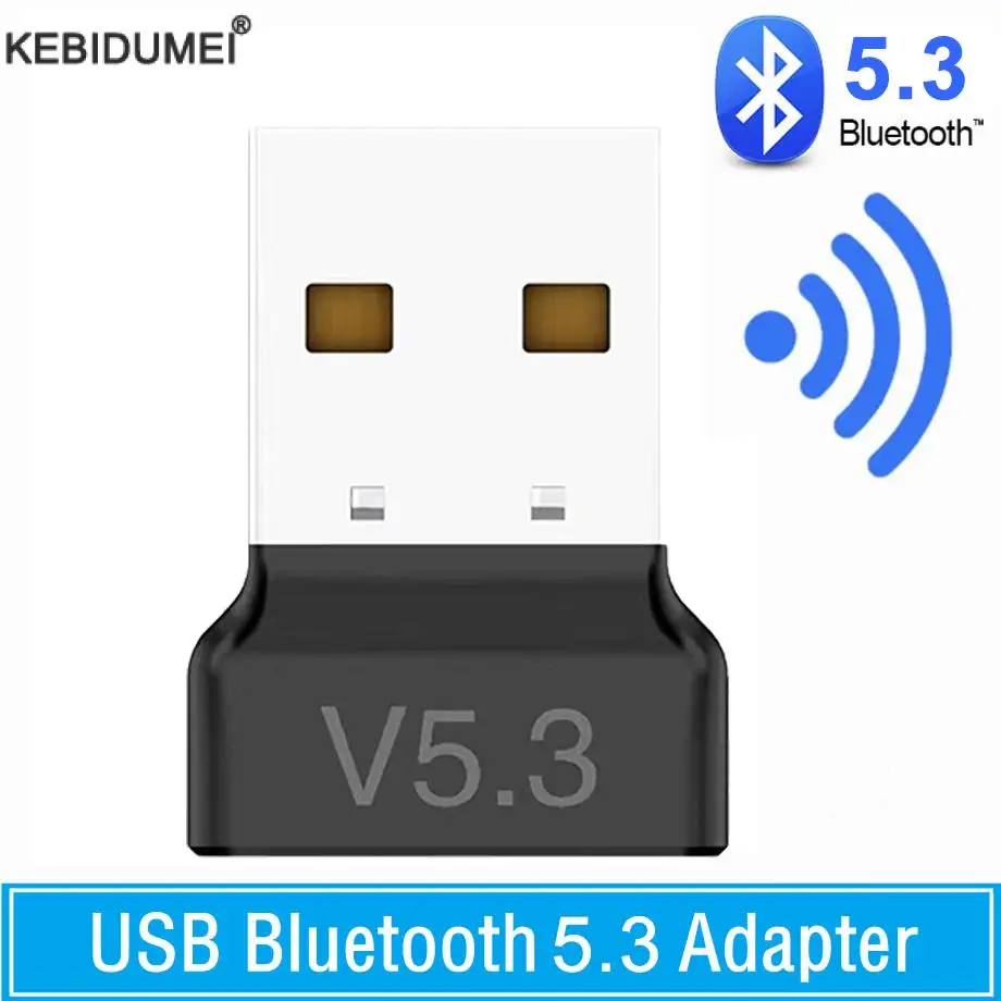 USB Bluetooth 5.3 5.0 Adapter Wireless BT 5.3 Receiver Dongle High Speed Transmitter Mini Bluetooth USB Adapter For PC Laptop