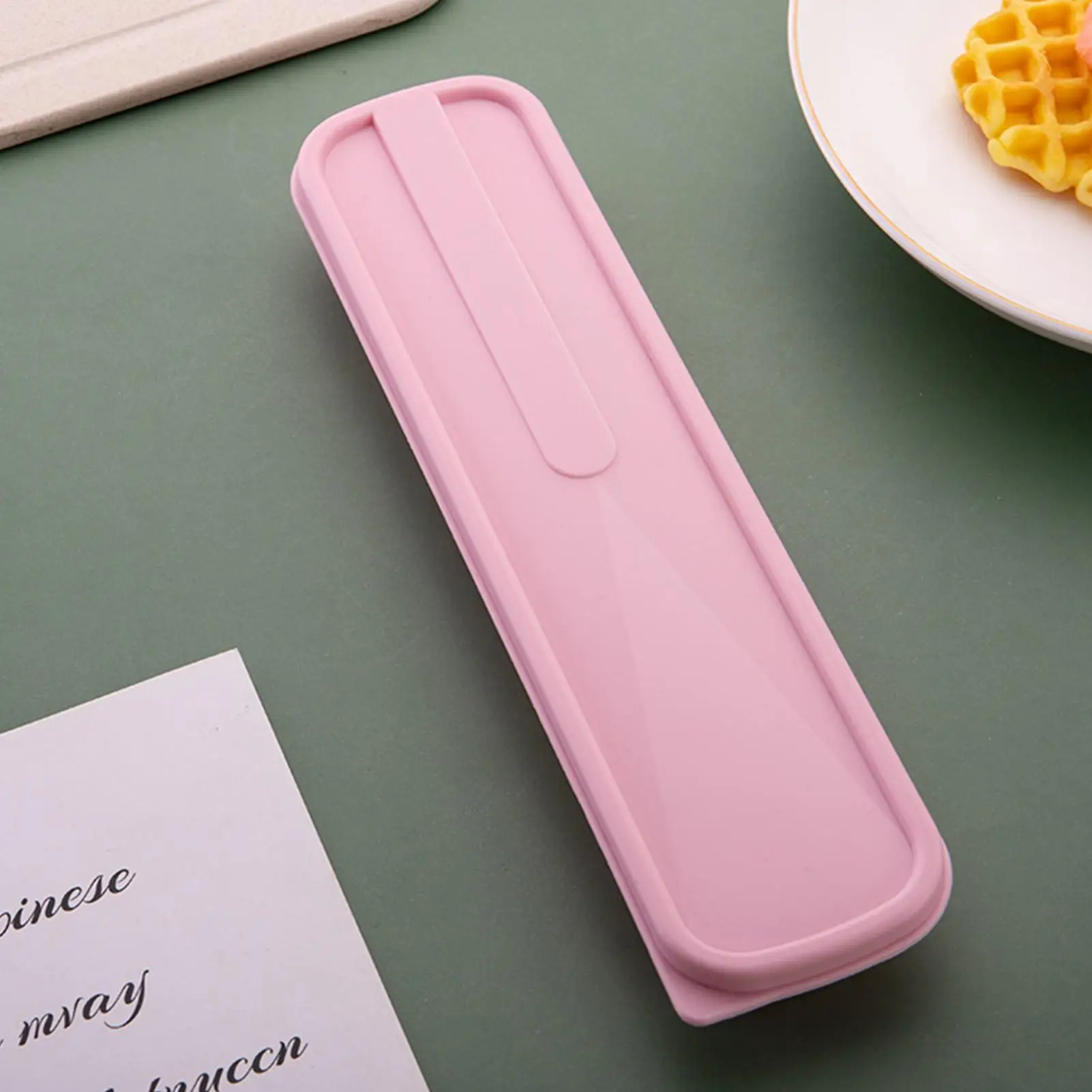 Silverware Storage Tableware Organizer Case Lightweight Waterproof Flatware Storage for Travel School Camping Hiking Work Lunch