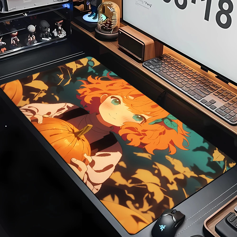 Halloween Girl Boy Pumpkin Mouse Pad New Large Computer Office Game Table Mats XXL Rubber Anti-slip Keyboard Mat Long Desk Pads