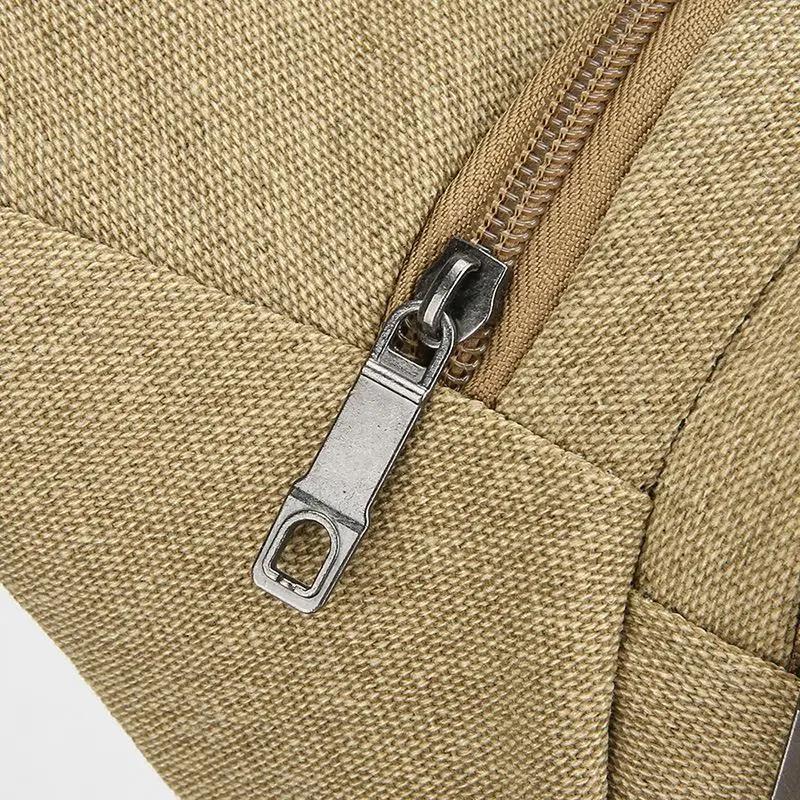 Lässige Canvas-Gürteltasche Hüfttasche Handytasche Bananentasche Bauchtasche für Herren – Detail 3