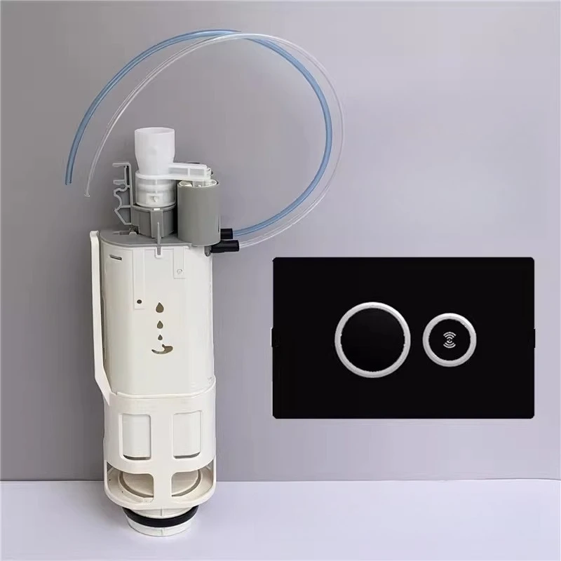 Toilet Hidden Tank Cover Household Wall-mounted Automatic Toilet Tank Covers Practical Flushing Button Bathroom Accessories