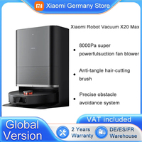 Global Version Xiaomi Robot Vacuum X20 Max Voice Control Automatic Dust Collection Whole House Scan Hair Liquid Cleaning