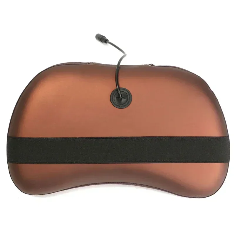 Electric Massage Pillow Car Home Far Infrared Heated Full Body Massager Cushion Neck Back Shiatsu Kneading Therapy Relax Health