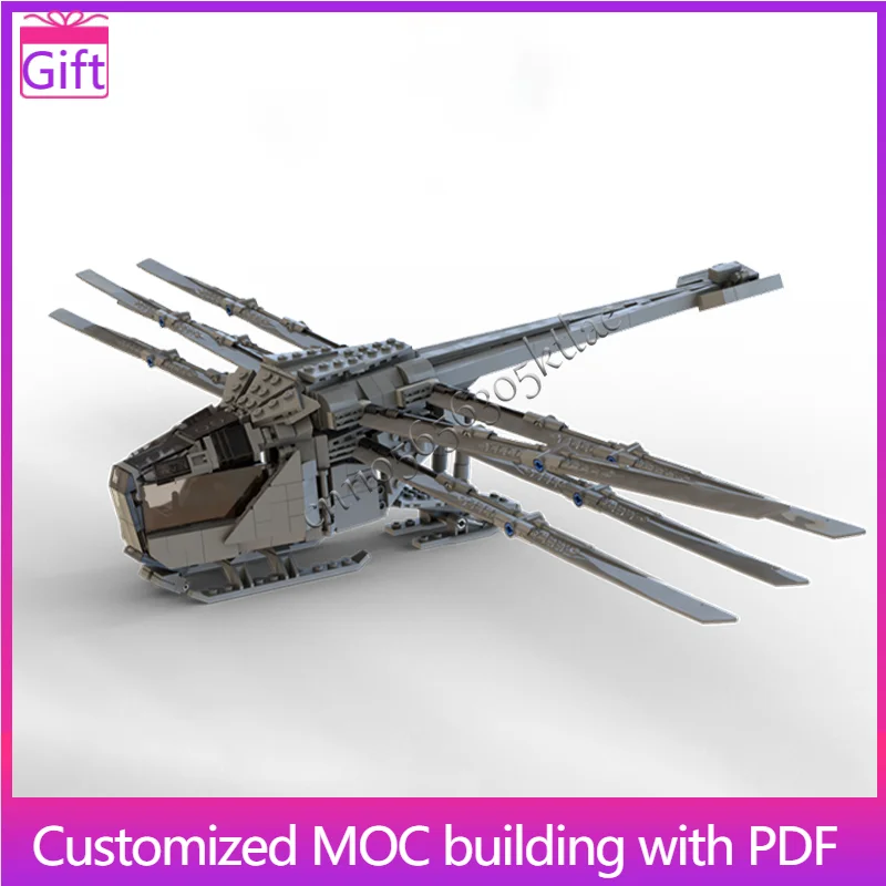 

523PCS MOC Creative Customize Helicopter Building Blocks Model Educational DIY Assembly Toy For Boys Christmas And Birthday Gift