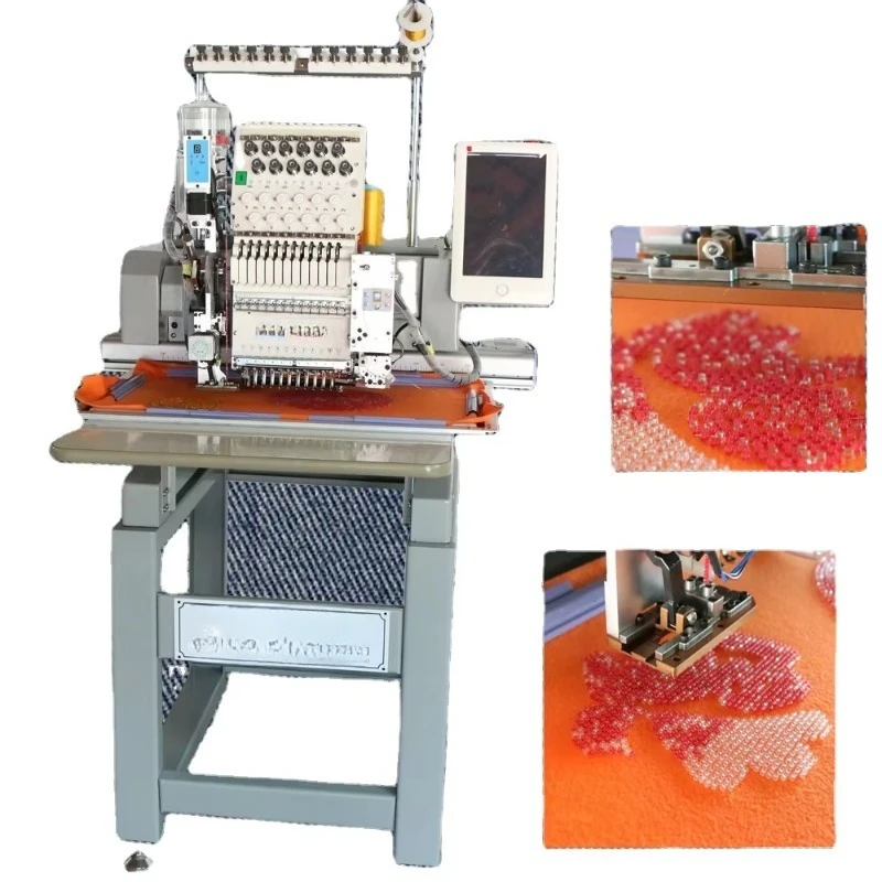 Computer Embroidery Machine Single Head 5-in-1 Digital Computerized Rope Bead Embroidery Sewing Machine Big Discount