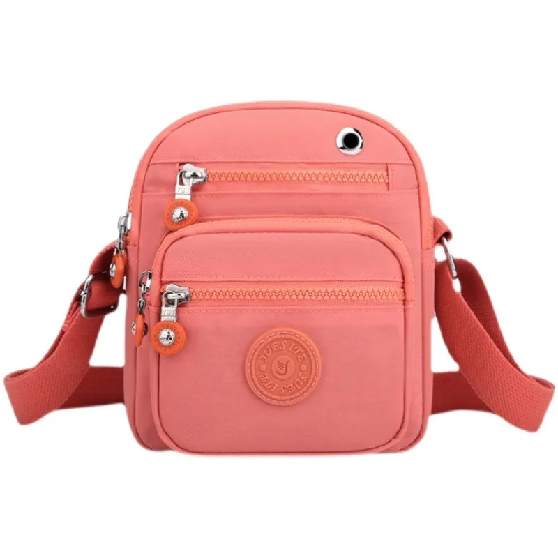 Messenger Bag Small Earphone Hole Music Crossbody Bags 2023 New Women Mini Shoulder Bag Waterproof Korean Style Phone Purse