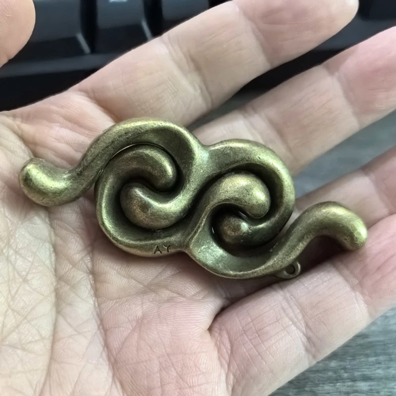 Disentanglement Brain Teaser Metal Puzzle Unlock Interlock Game IQ Test Magic Trick Toys Gifts For Adults Kids Boys Girls