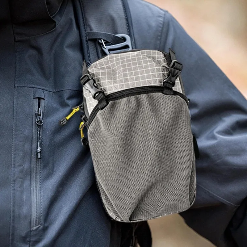 

Outdoor Sports Waist Bag with Strap Water Bottle Holder Hiking Phone Pouch Waterproof