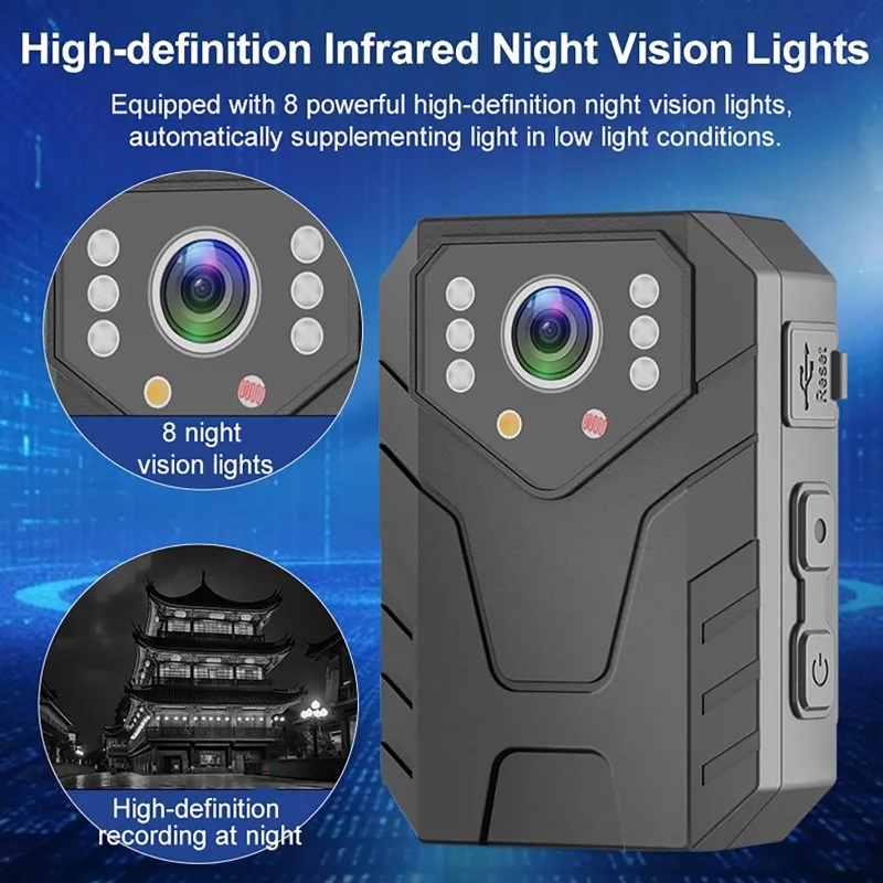 1080P Full HD Mini Camera 2 Inch Screen Night Vision Video Recorder Security Police BodyCam Home Surveillance Small Camcorder view 4