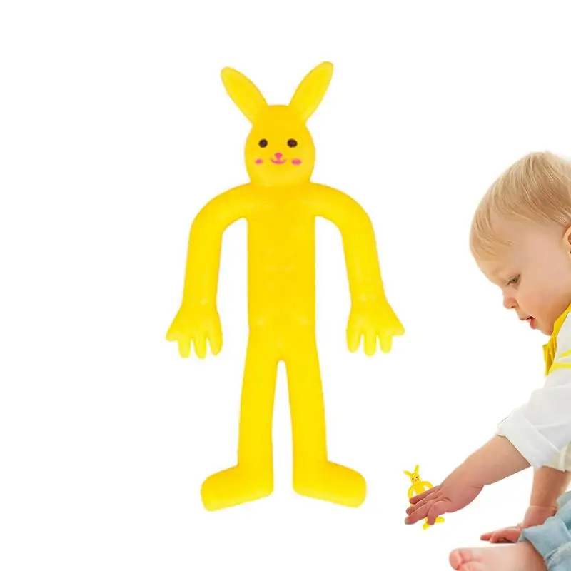 

Stretchy Rabbit TPR Stretch Toy Kids Bendable Bunny Stretch Toys Stretch Bunny Toy Made Of Safe And Soft Material