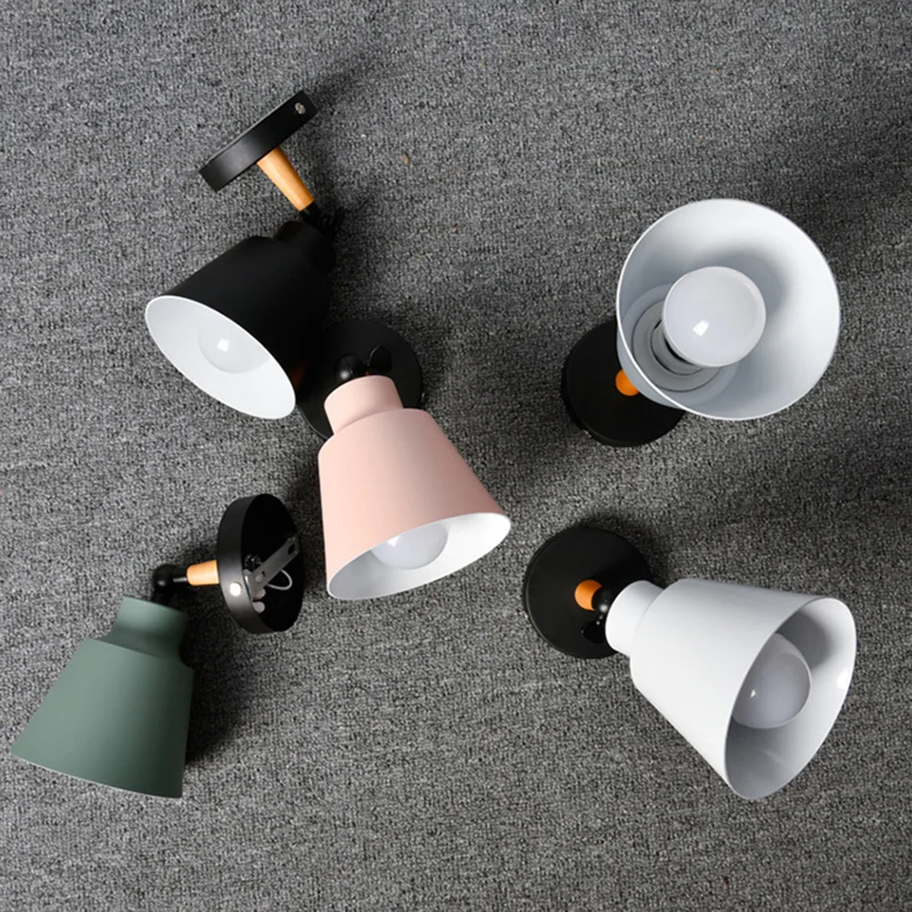 

Modern Wooden Wall Durable Iron Corridor Bedroom Light Decorative Living Room Lamp Hotel Home Corridor Lamp Bedroom Wall Light