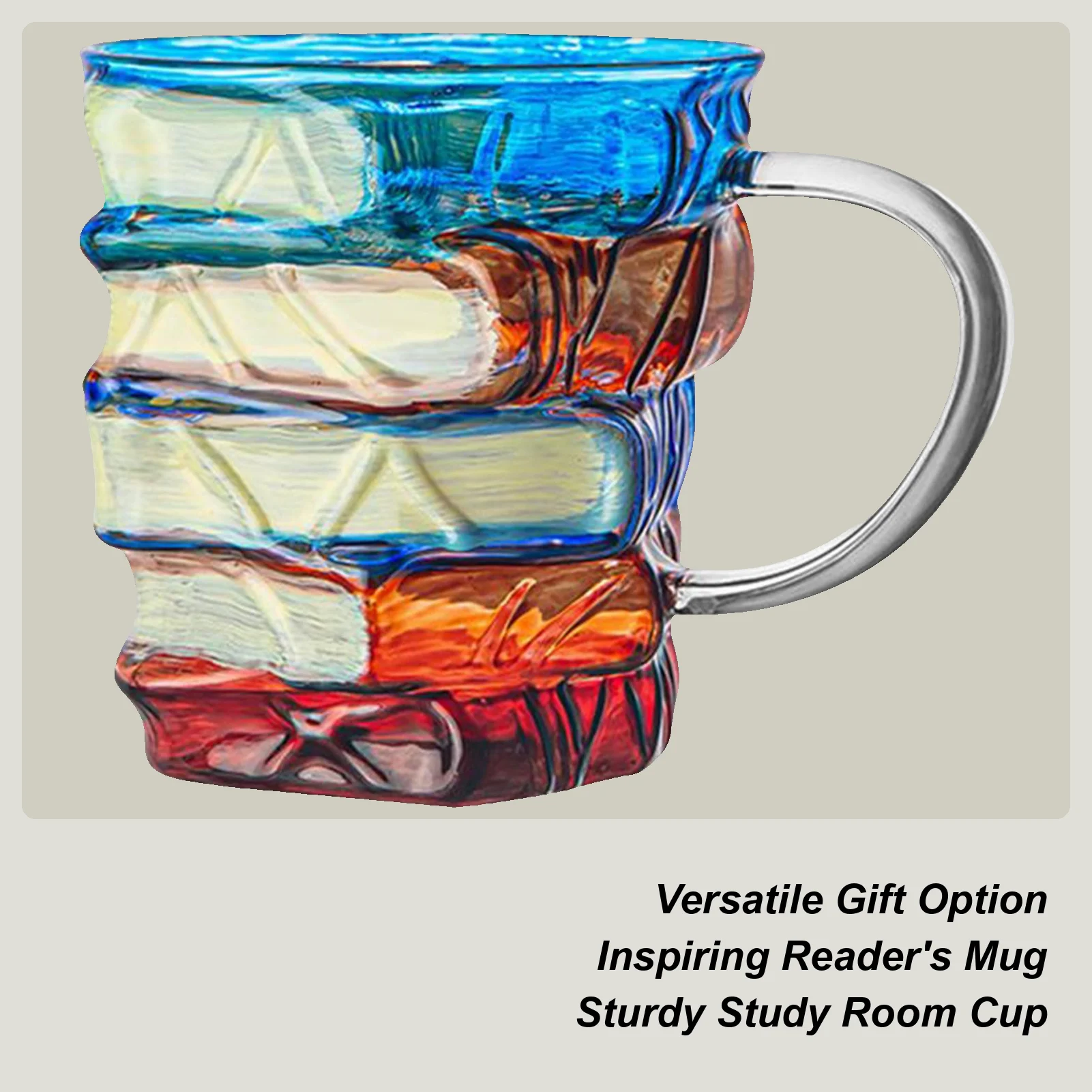 

Book Coffee cups Painted Book mug Tea Mug Vintage Drinkware Tumbler Home Decor Water Cup for Readers Writers Bookish