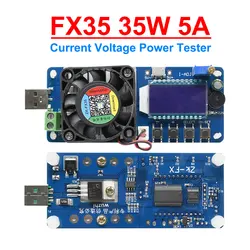 35W 5A Electronic Load Current Voltage Power Tester USB Protection LCD HD Display Adjustable Resistance Unloader