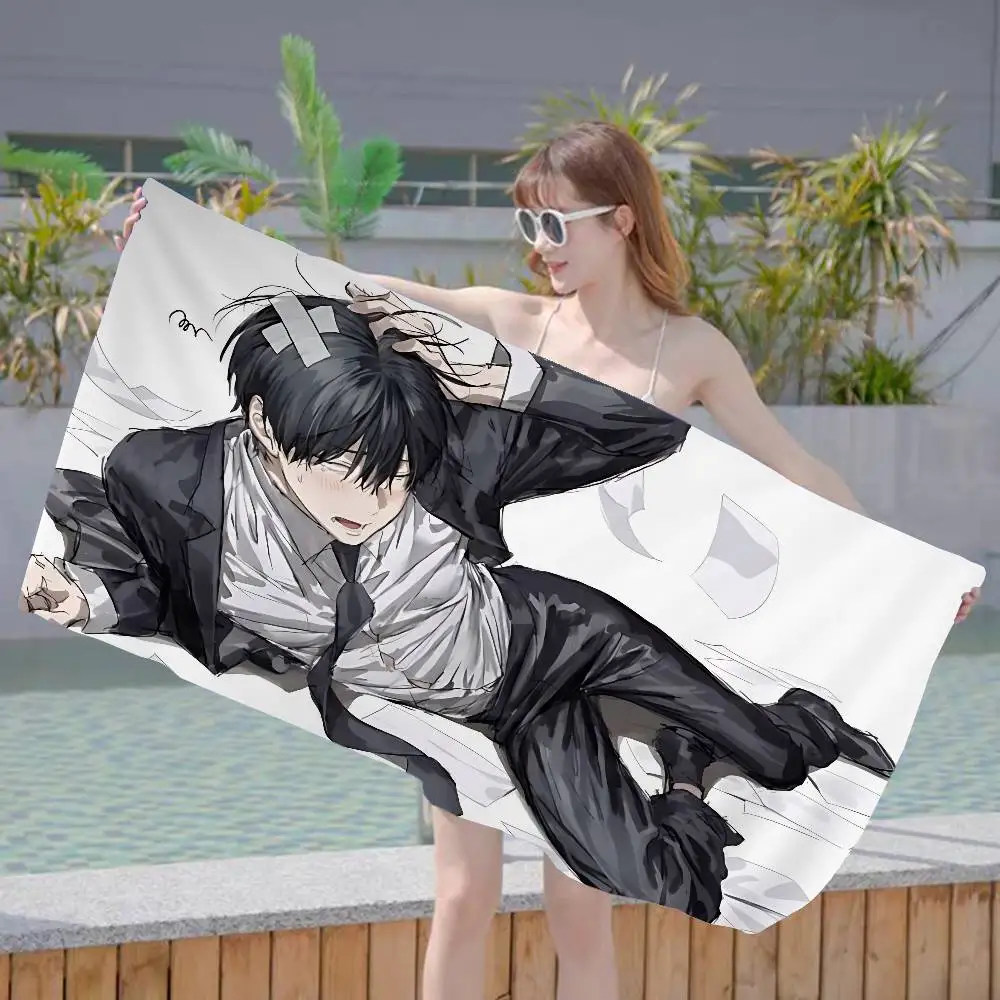 Special Civil Servant Anime Beach Swimming Towel Soft Absorbent Washcloth Children's Gifts for Kids Travel Camping Gym