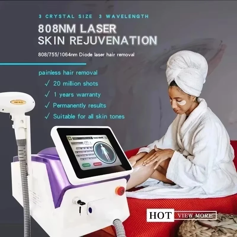 

2024 TUV Medical CE Certified 808Nm 755 1064nm Diode Laser Hair Removal Device laserowy aleksandryt for Penghi Results