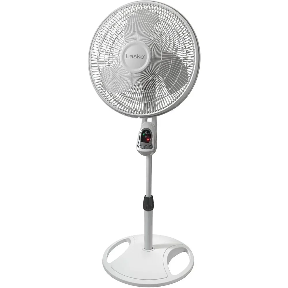 Oscillating Adjustable Pedestal Stand Fan with Timer and Remote for Indoor,Bedroom,Living Room,Home Office & College Dorm Use