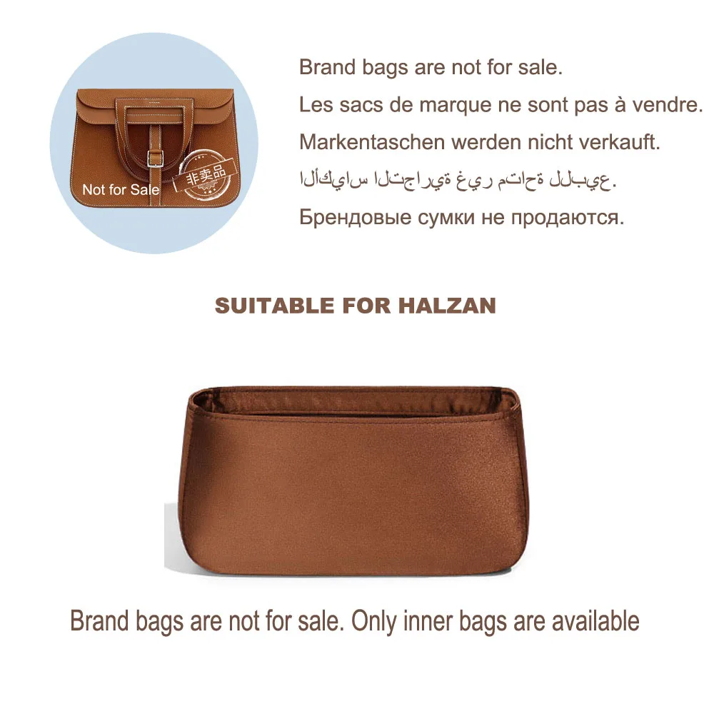 

High Quality Acetate Silk Bag Organizer for Hermes Hazan Bag Increase Storage Insert Bag Protect liner Inner bag Support