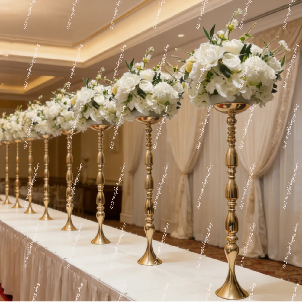 

12 шт. f30 85-120 см, серебристые/белые/черные/золотые высокие металлические вазы-подставки для цветов для украшения стола на мероприятиях и ведения мероприятий