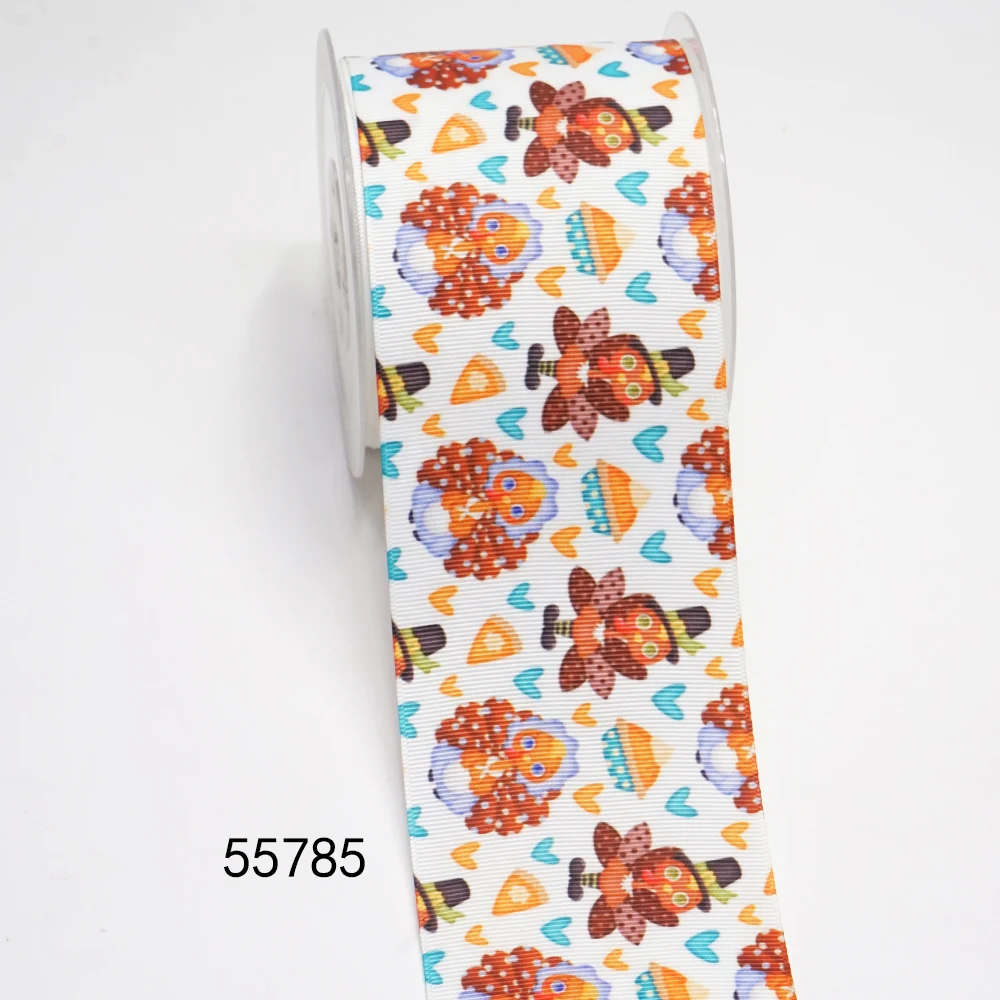 DIY Thanksgiving Day Printed Grosgrain Ribbon For Craft Supplies Sewing Accessories 5 Yards, Planar Resins 10 Pieces. 55780 - image 5