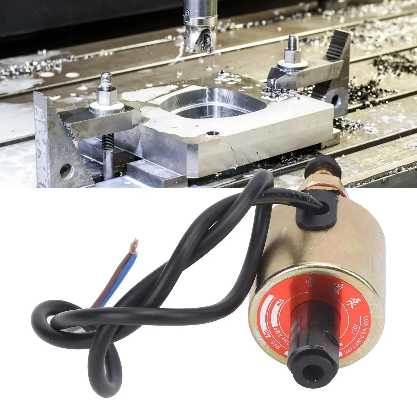 Rectificadora bomba de aceite electromagnética amoladora fresadora bomba de repostaje máquina herramienta lubricación AC220v