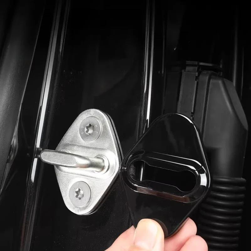 

For Lynk & Co 900 Car Door Lock Cover, Original Color Door Lock Buckle Protector, Anti-Scratch Anti-Rust Interior Accessories