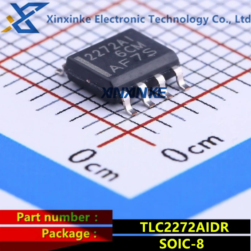 5PCS TLC2272AIDR SOIC-8 Mark: 2272AI Operational Amplifiers - Op Amps Dual R/R Op Amp Low Noise Amplifier Chip