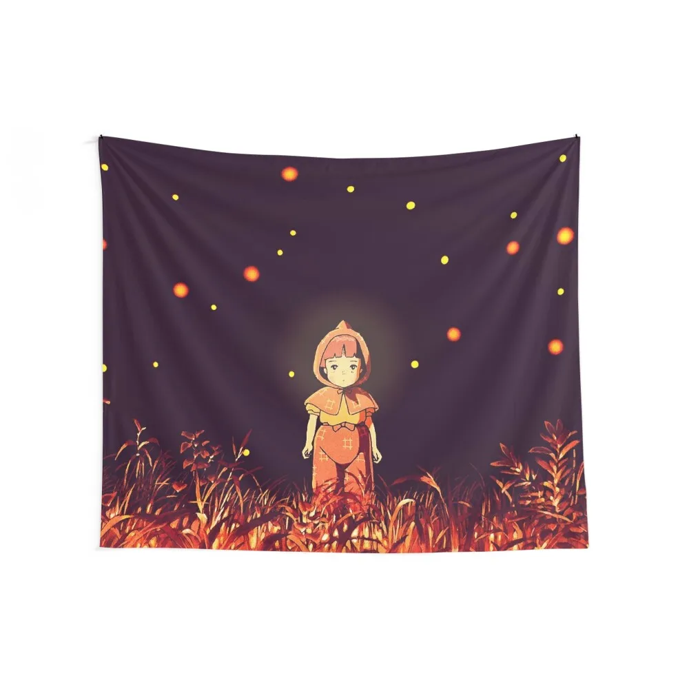 grave of the fireflies (la tumba de las luciérnagas) Tapestry Carpet Wall Home And Comfort Decor Tapestry