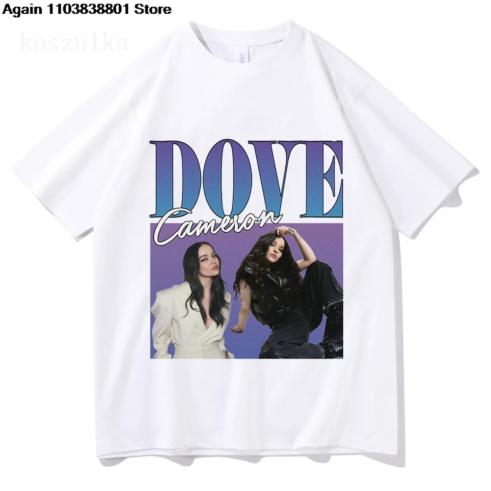 Dove Cameron Too Much T Shirt Streetwear Hip Hop Vintage T-Shirt Tees for Men Women 100% Cotton Printed Graphic T shirts Clothes