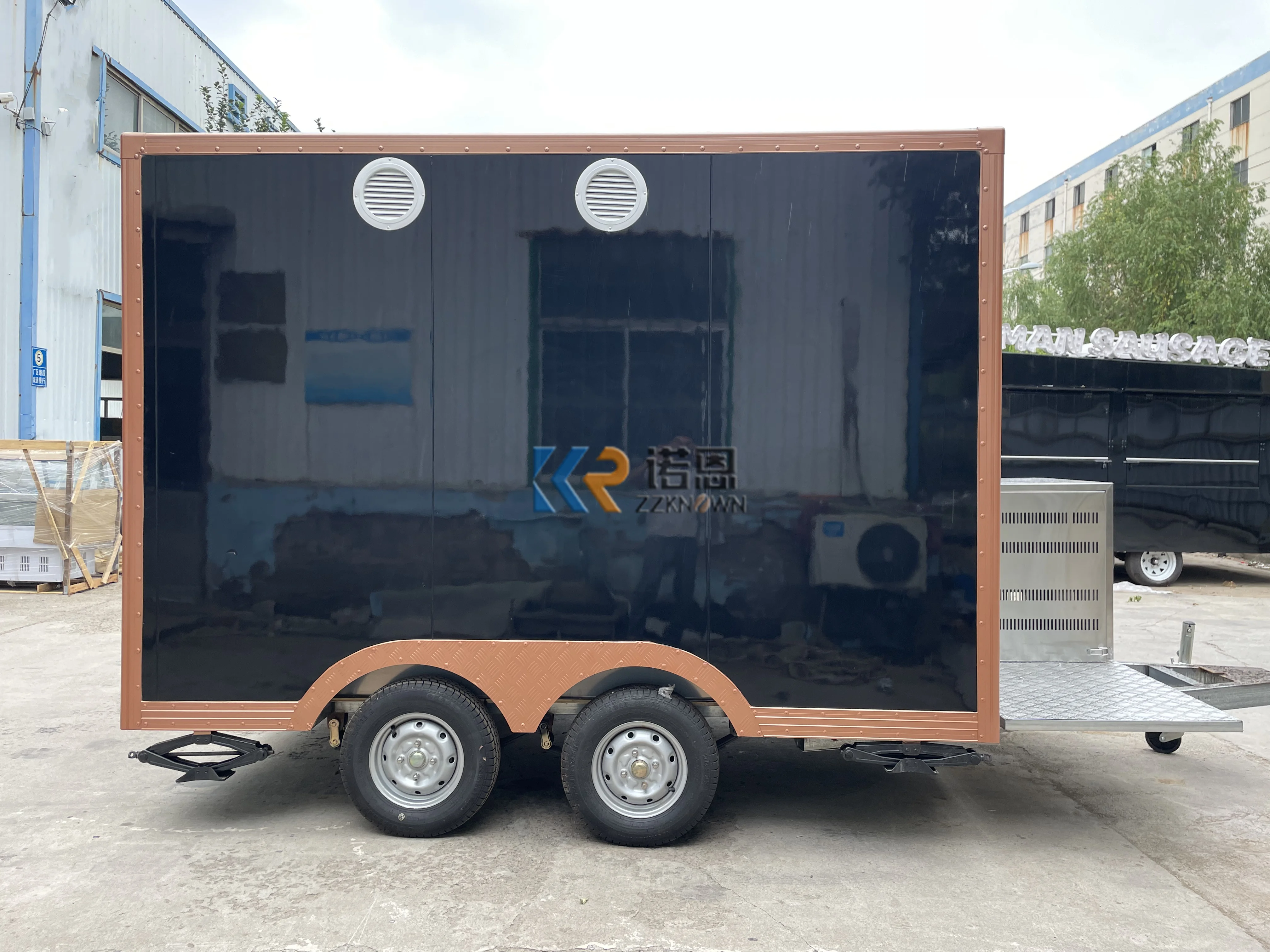 Food Truck For Vending On Street Customized Fast Food Concession Trailers For Sale