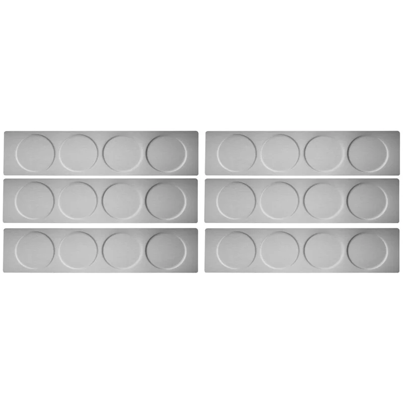 

Y51A-9X Magnetic Spice Jars Rack Stainless Steel Spice Jars Wall Plate Base Wall Mounted Base For Magnetic Spice Tins