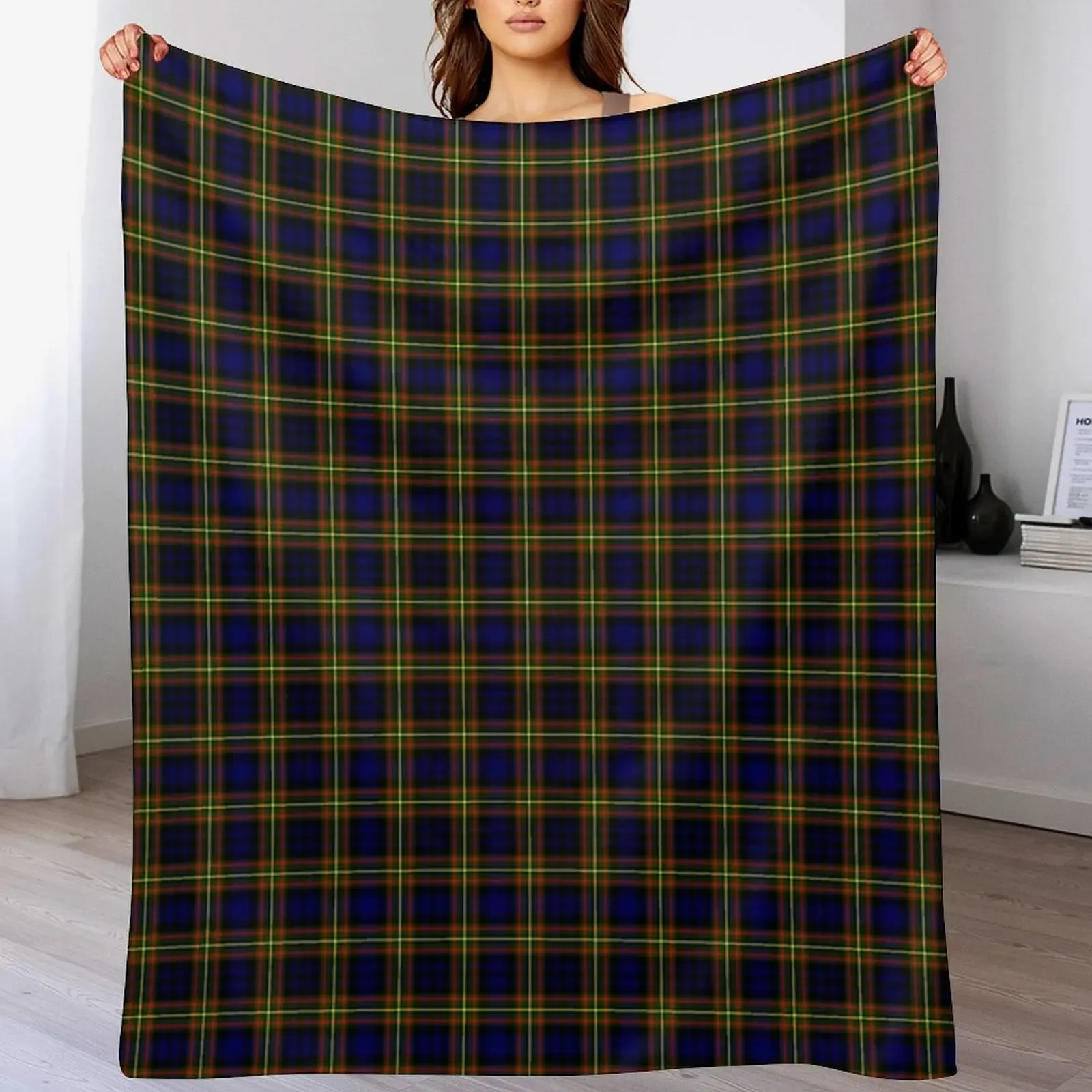 

MacLellan Modern Tartan Throw Blanket Travel Stuffeds decorative Personalized Gift Blankets