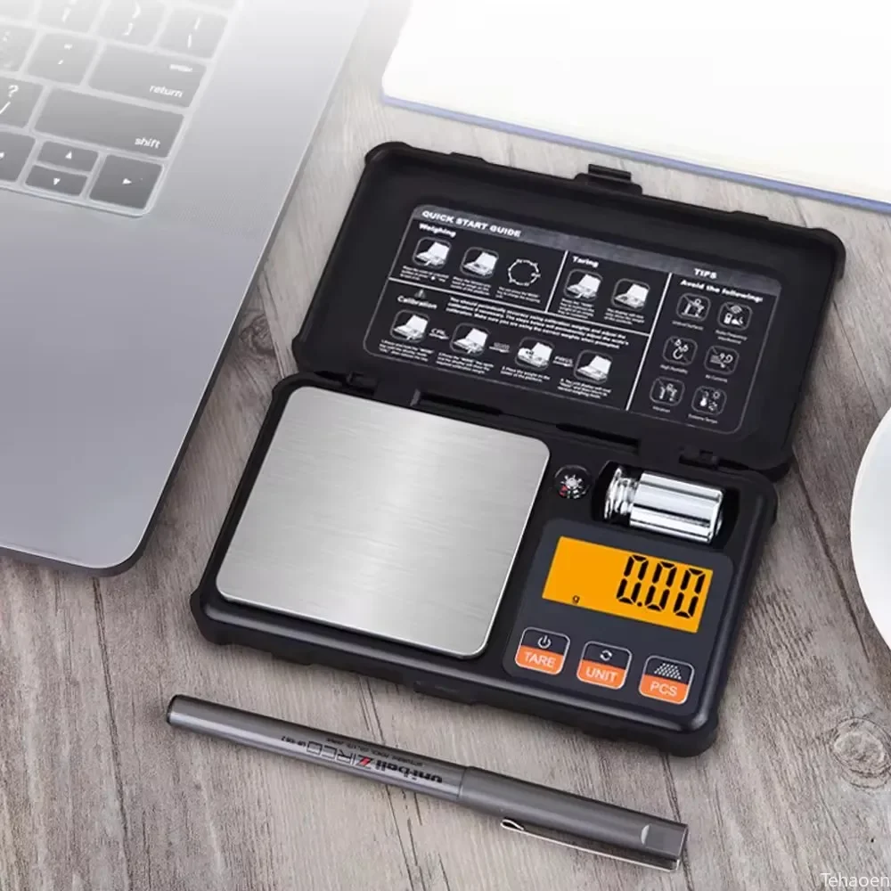 

Digital Mini Scale 200g/0.01g 50g/0.001g High Precision Pocket Electronic Scale Balance Scale Gold Jewelry Carat Diamond Scales