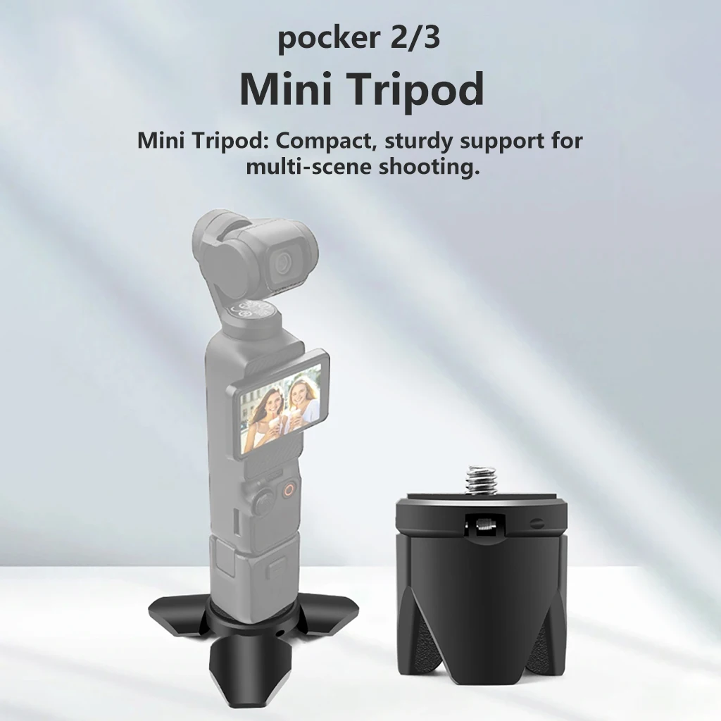 Mini-Stativ für DJI OSMO Pocket 4 3 Gimbal /Insta360 X4/X3/ACE Pro/Gopro 13 Ersatzteile Stativ für Handheld-Gimbal-Kamera – Detail 4